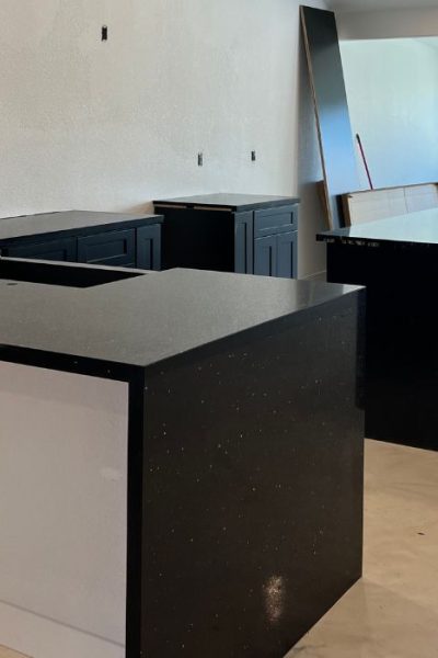 Jet Black Quartz Countertop in Phoenix